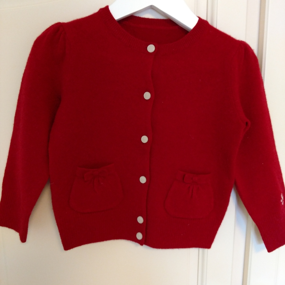 Girls wool cardigan by Ralph Lauren